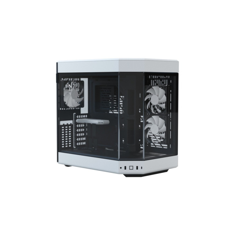 HYTE Y60, Tower-Gehäuse(weiß/schwarz, Tempered Glass)
