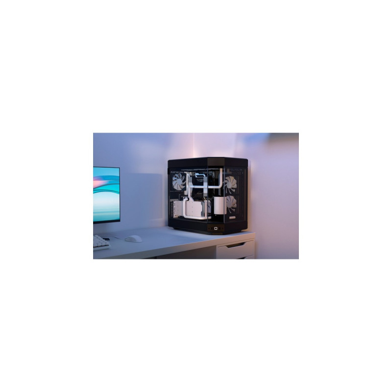 HYTE Y60, Tower-Gehäuse(schwarz, Tempered Glass)