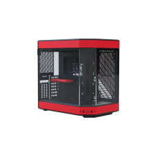 HYTE Y60, Tower-Gehäuse(rot/schwarz, Tempered Glass)