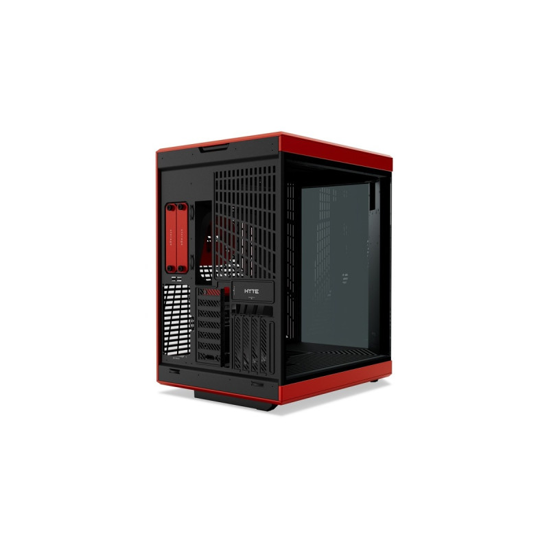 HYTE Y70 Touch, Tower-Gehäuse(rot, Tempered Glass)