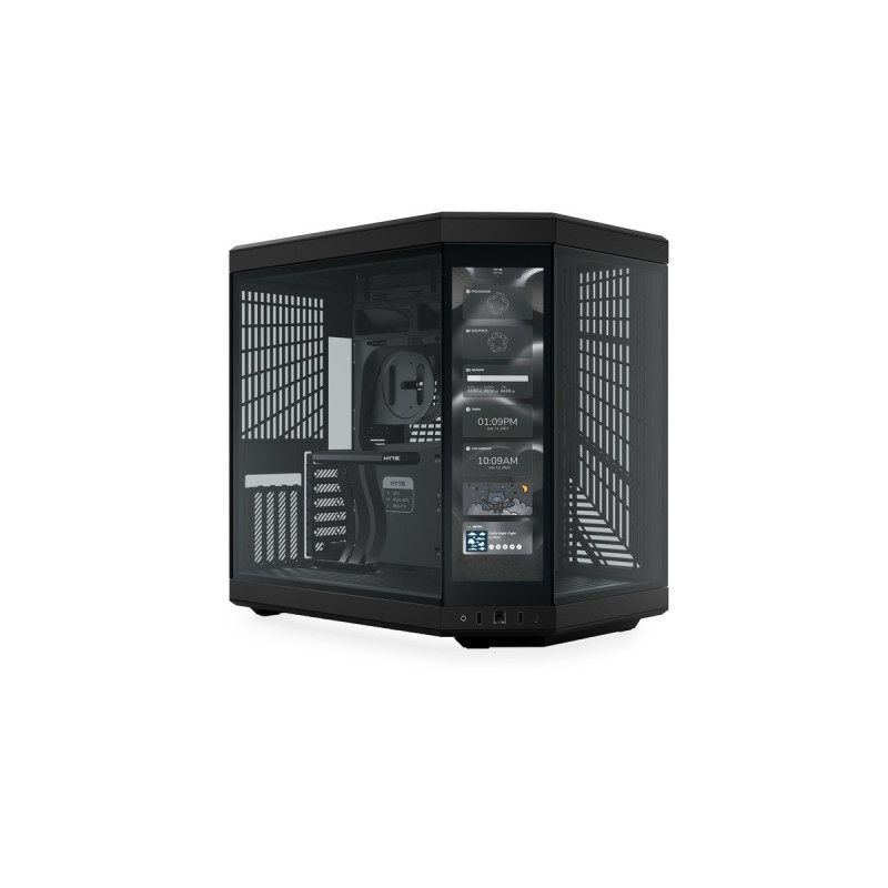 HYTE Y70 Touch, Tower-Gehäuse(schwarz, Tempered Glass)