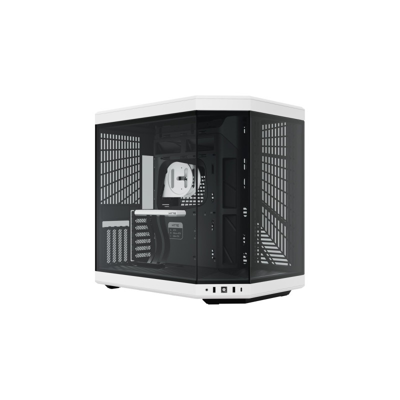 HYTE Y70 , Tower-Gehäuse(schwarz/weiß, Tempered Glass)