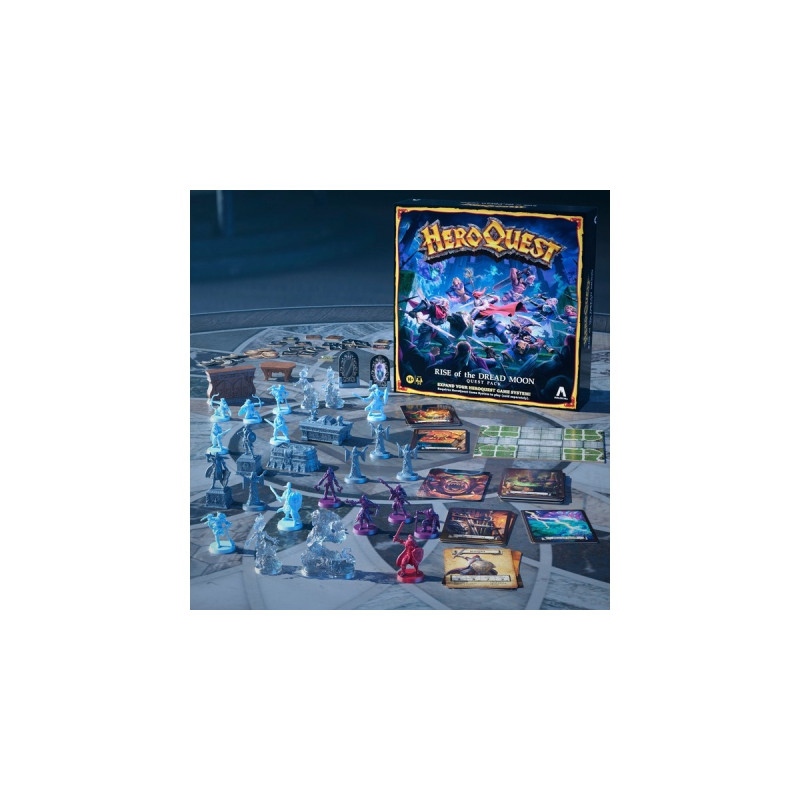 Hasbro Avalon Hill HeroQuest - Der Mond des Schreckens Abenteuerpack, Brettspiel(Erweiterung)