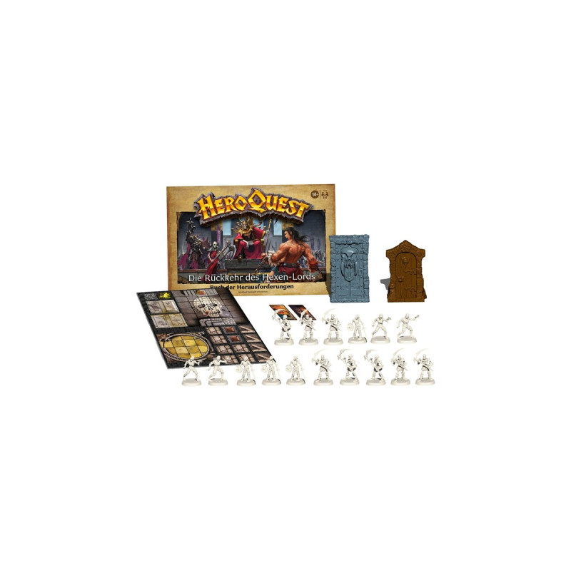Hasbro Avalon Hill HeroQuest - Die Rückkehr des Hexen-Lords, Brettspiel(Erweiterung)