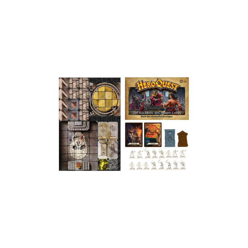 Hasbro Avalon Hill HeroQuest - Die Rückkehr des Hexen-Lords, Brettspiel(Erweiterung)