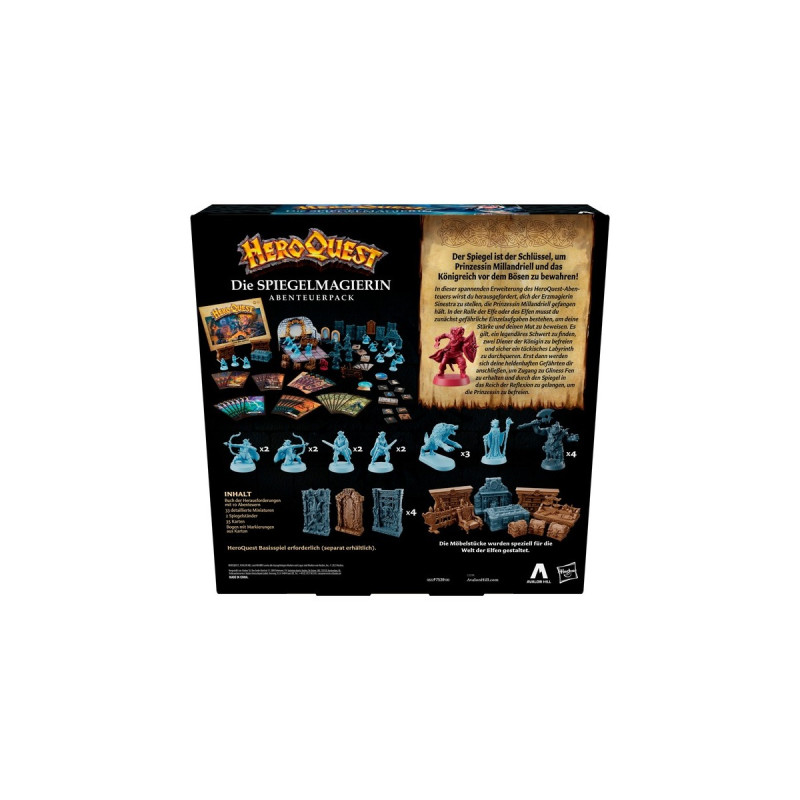Hasbro Avalon Hill HeroQuest - Die Spiegelmagierin Abenteuerpack, Brettspiel(Erweiterung)