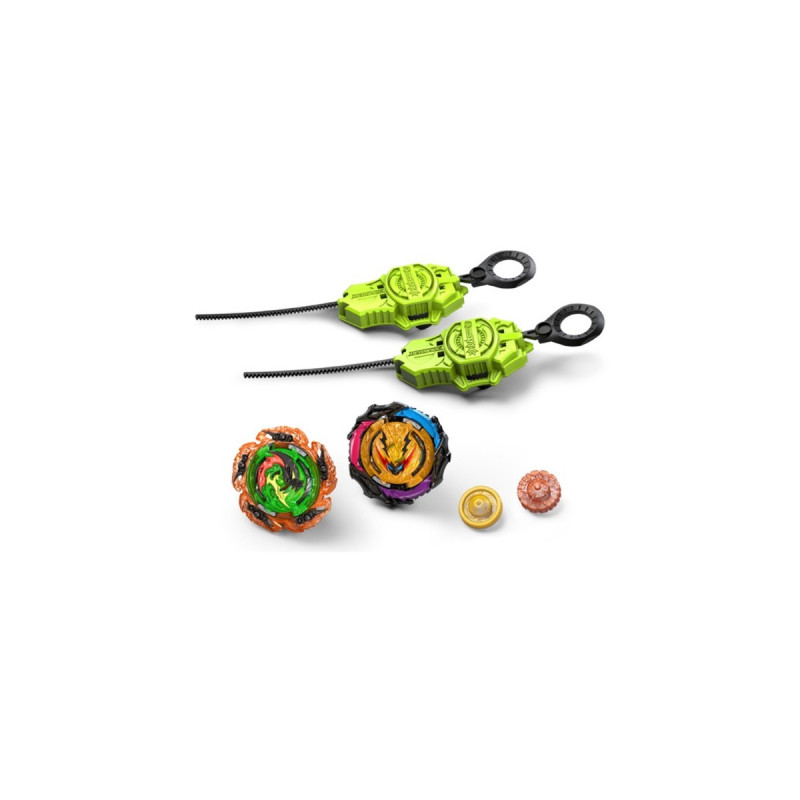 Hasbro Beyblade Burst QuadStrike Light Ignite Battle Set, Geschicklichkeitsspiel