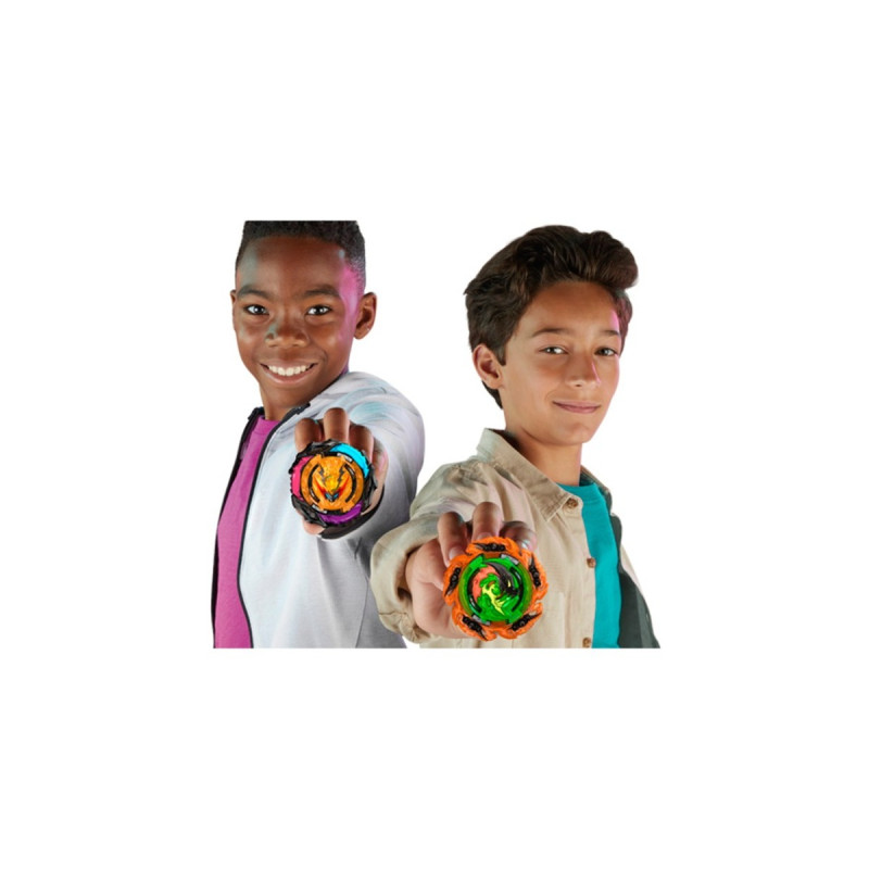 Hasbro Beyblade Burst QuadStrike Light Ignite Battle Set, Geschicklichkeitsspiel