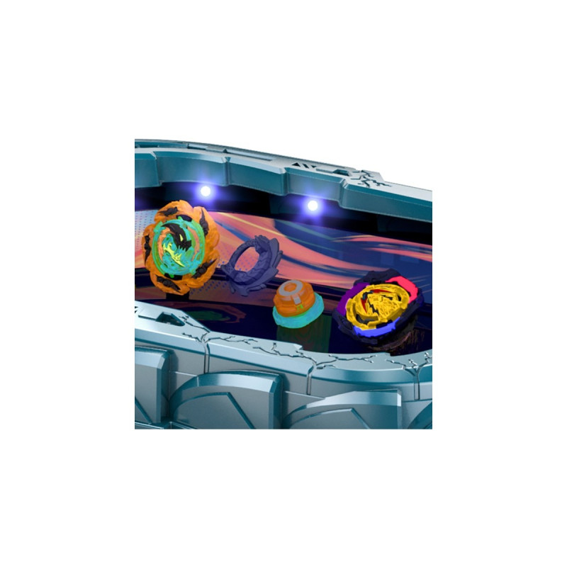 Hasbro Beyblade Burst QuadStrike Light Ignite Battle Set, Geschicklichkeitsspiel