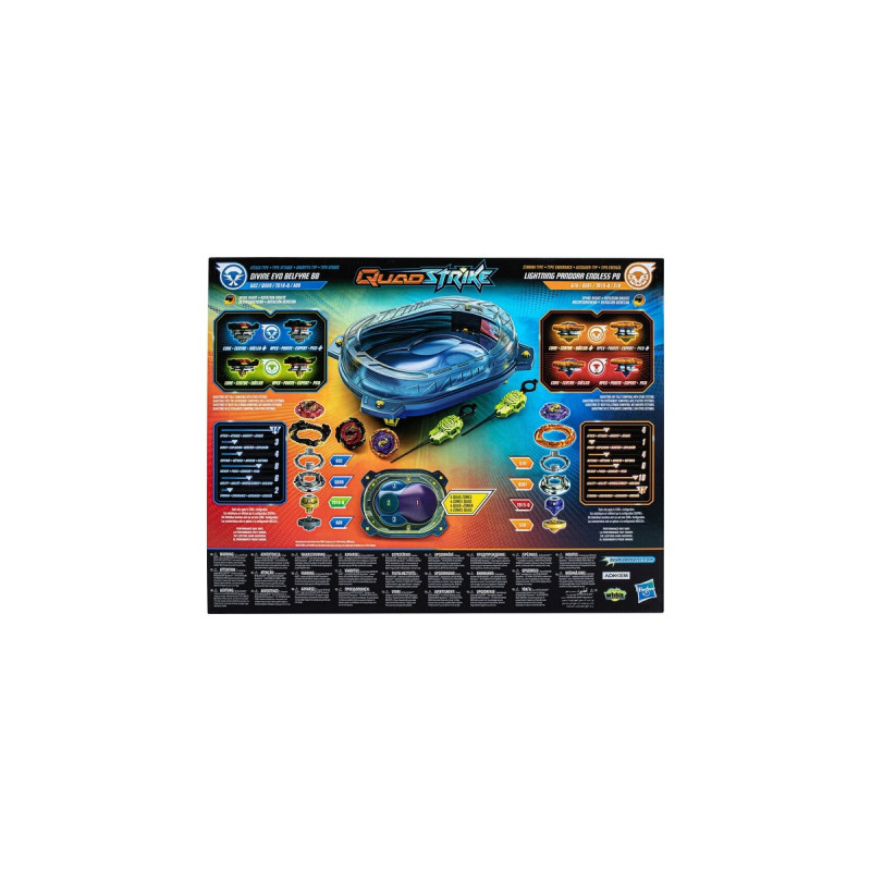 Hasbro Beyblade Burst QuadStrike Thunder Edge Battle Set, Geschicklichkeitsspiel