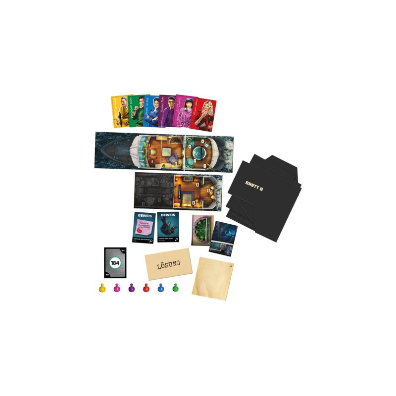 Hasbro Cluedo Sabotage auf hoher See, Brettspiel