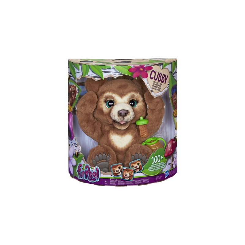 Hasbro FurReal Cubby, mein Knuddelbär, Kuscheltier(braun/creme, Outlet)