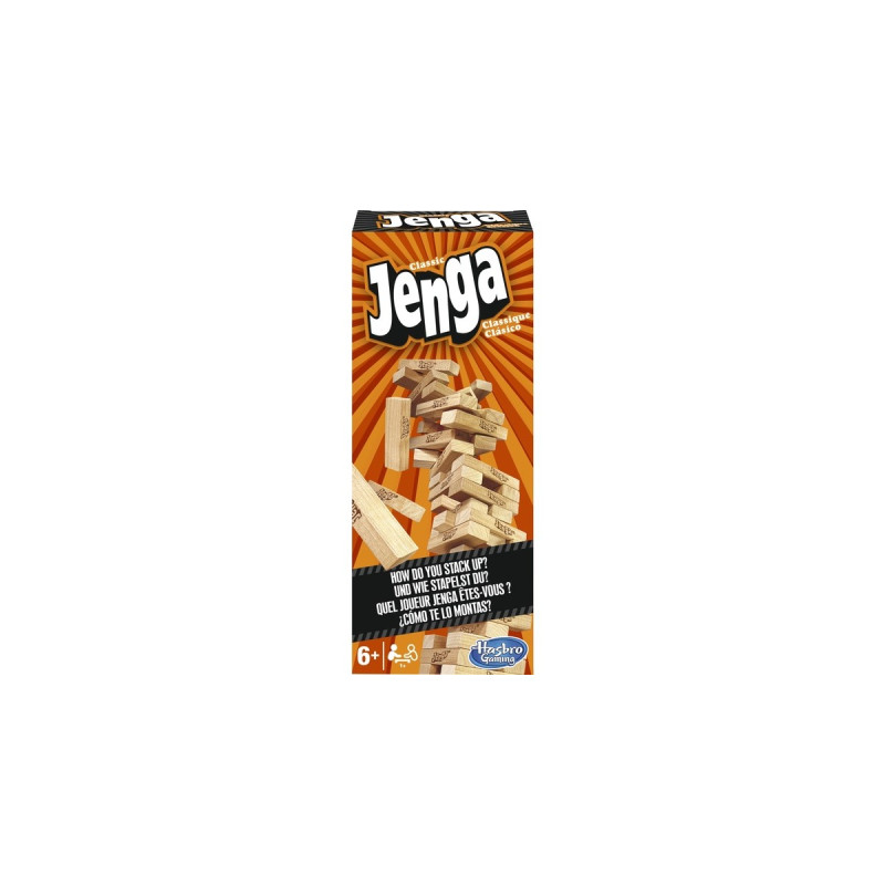 Hasbro Jenga Classic, Geschicklichkeitsspiel(holz)