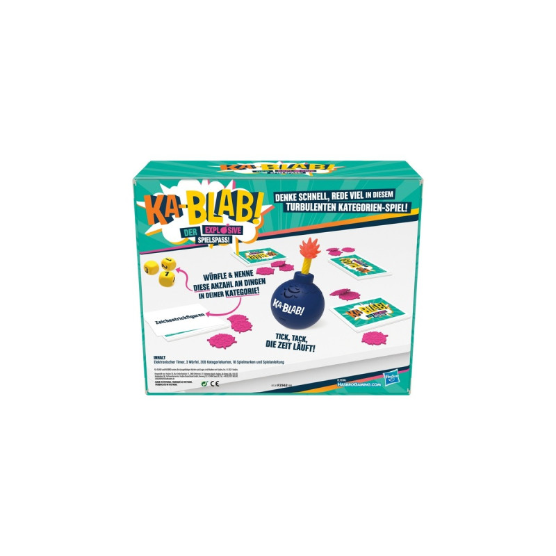 Hasbro Ka-Blab!, Kartenspiel