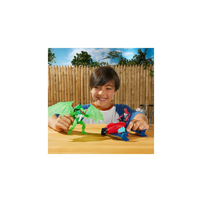 Hasbro Marvel Epic Hero Series Green Symbiote Flügel Splasher, Spielfigur(grün)