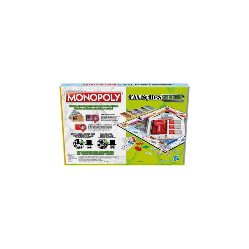 Hasbro Monopoly falsches Spiel, Brettspiel