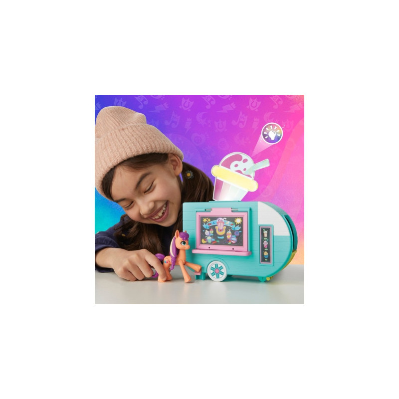 Hasbro My Little Pony Sunny Starscout Smoothie Truck, Spielfahrzeug