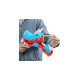 Hasbro Nerf DinoSquad Tricera-Blast, Nerf Gun(hellblau/orange)