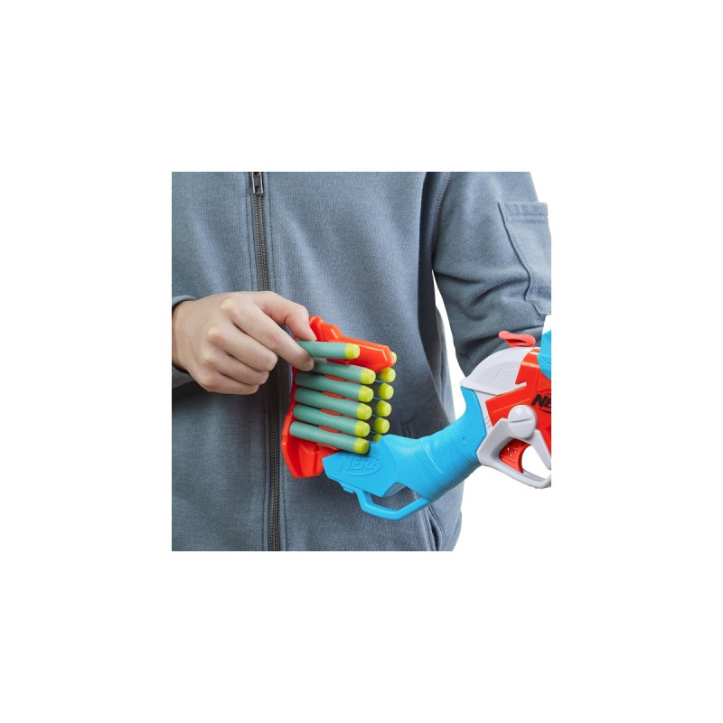 Hasbro Nerf DinoSquad Tricera-Blast, Nerf Gun(hellblau/orange)
