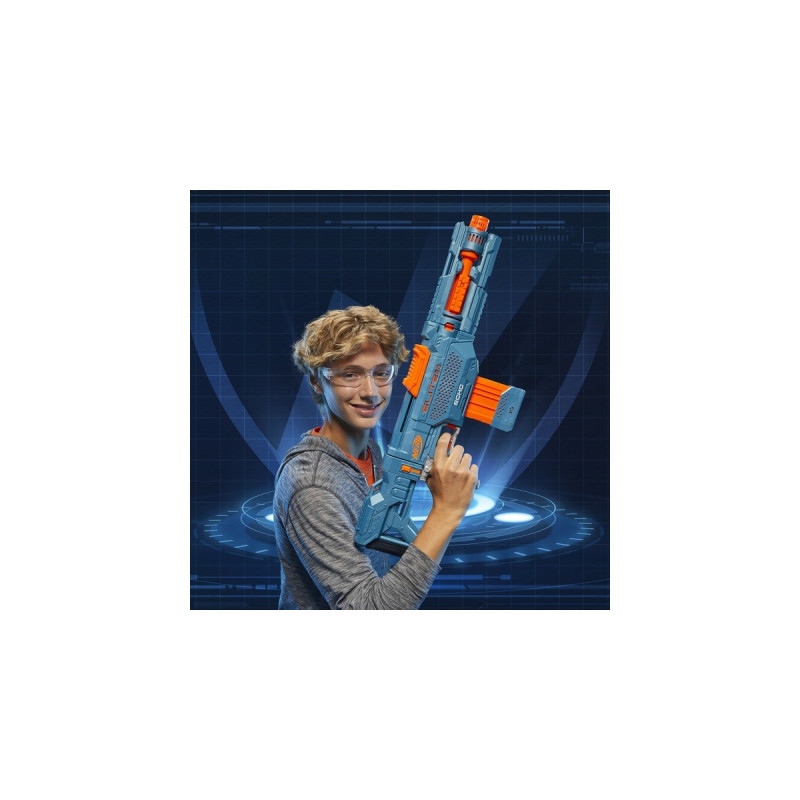 Hasbro Nerf Elite 2.0 Echo CS-10, Nerf Gun(blaugrau/orange)