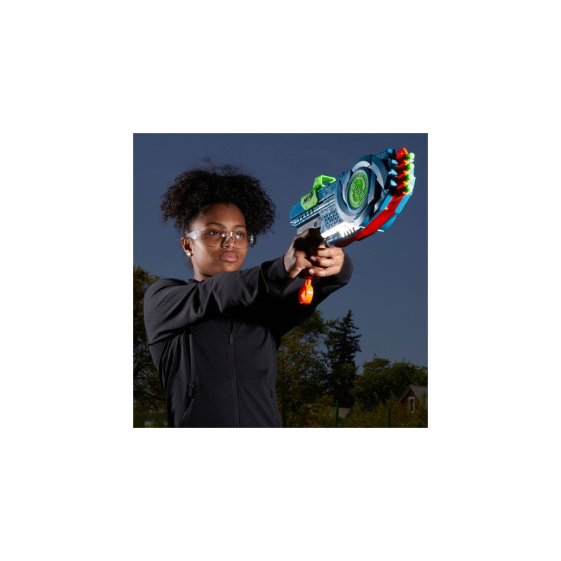 Hasbro Nerf Elite 2.0 Flipshots Flip-8, Nerf Gun(blaugrau/orange)