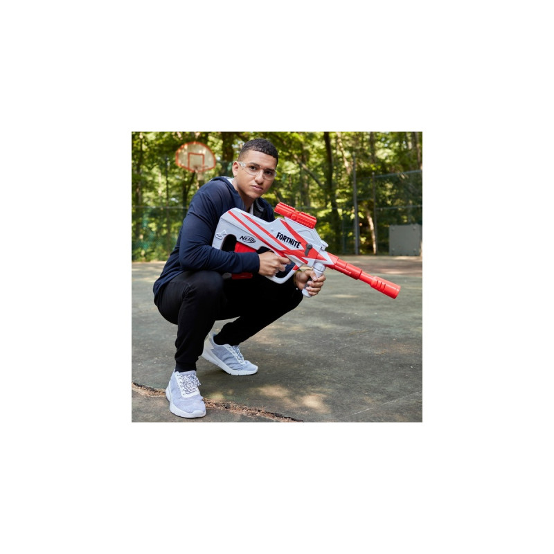 Hasbro Nerf Fortnite B-AR, Nerf Gun(weiß/rot)