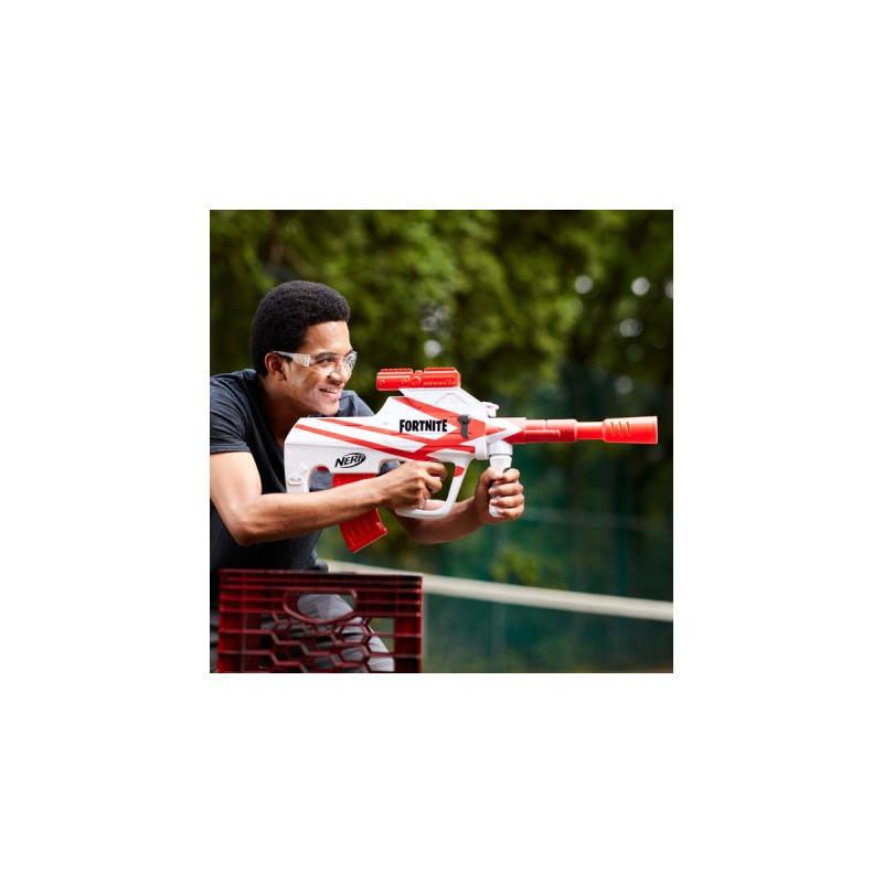 Hasbro Nerf Fortnite B-AR, Nerf Gun(weiß/rot)