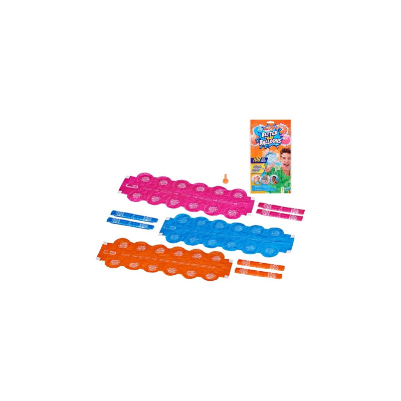 Hasbro Nerf Super Soaker Better Than Balloons (108 Stück), Wasserspielzeug(mehrfarbig)