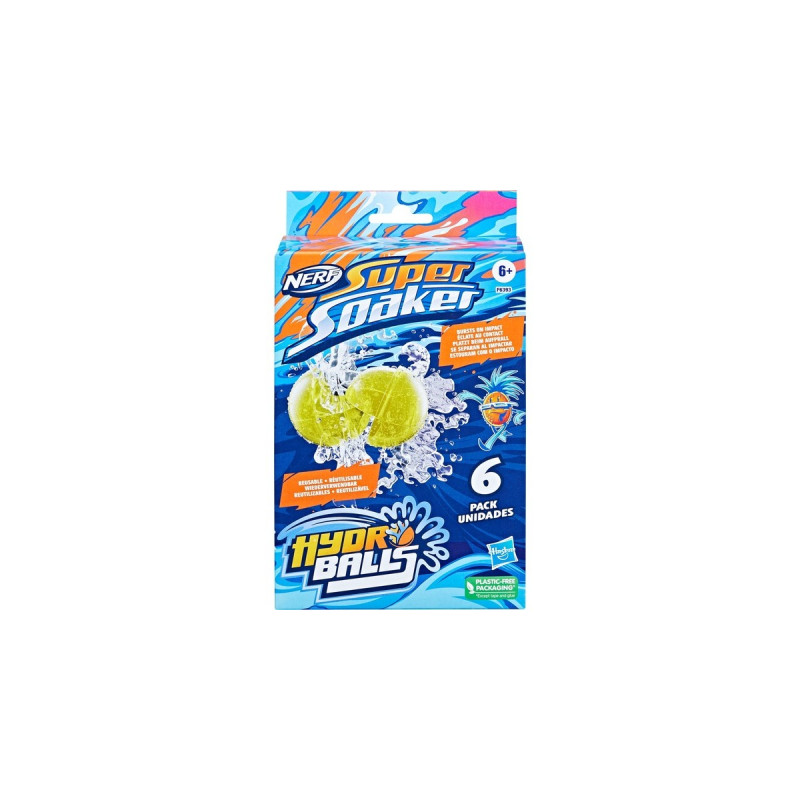 Hasbro Nerf Super Soaker Hydro Balls 6er-Pack, Wasserspielzeug