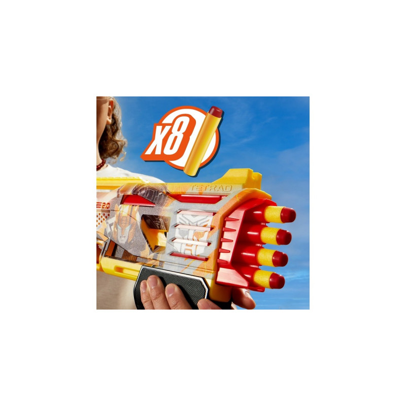 Hasbro Nerf Transformers Bumblebee Blaster, Dartblaster(blaugrau/orange)