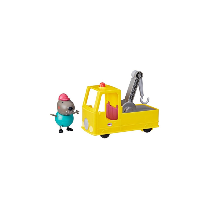 Hasbro Peppa Pig Opa Kläffs Abschleppwagen, Spielfigur
