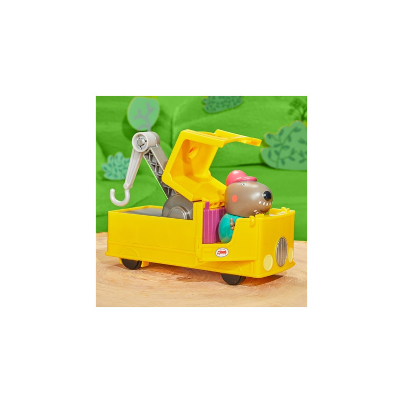 Hasbro Peppa Pig Opa Kläffs Abschleppwagen, Spielfigur