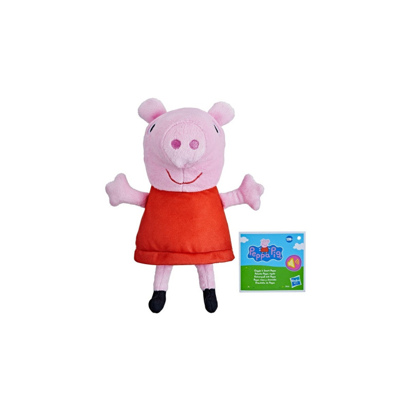 Hasbro Peppa Wutz Kicherspaß mit Peppa, Kuscheltier
