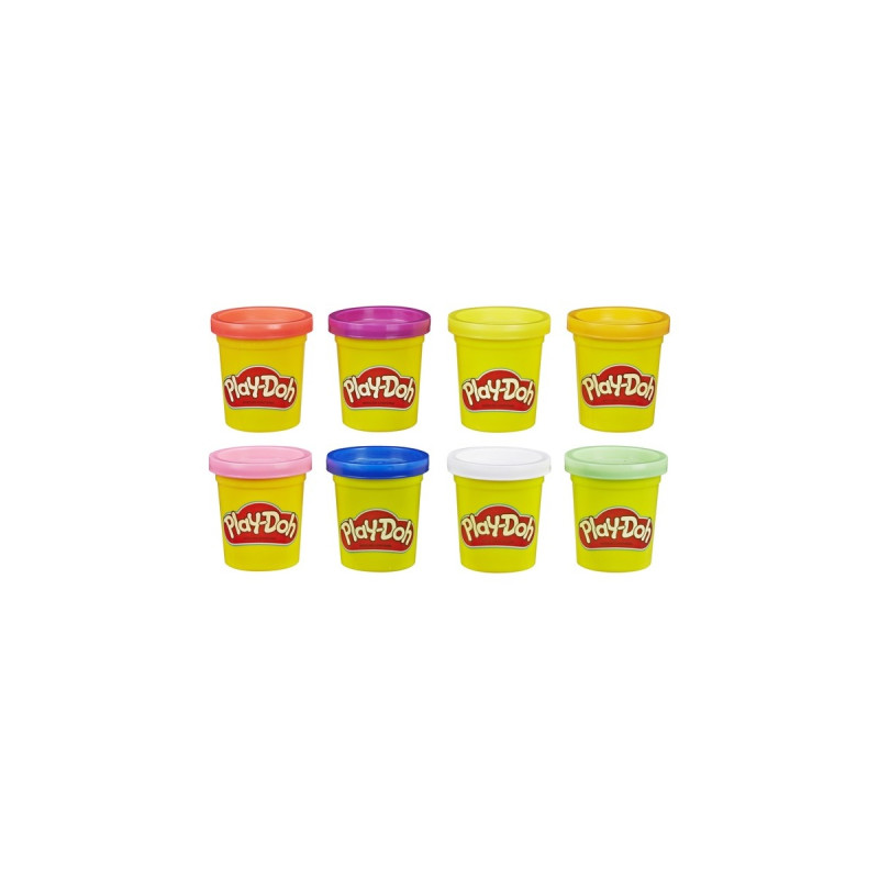 Hasbro Play-Doh 8er Pack Regenbogen, Kneten