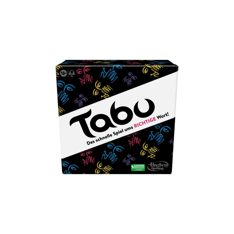 Hasbro Tabu, Partyspiel(neue Karten 2023)