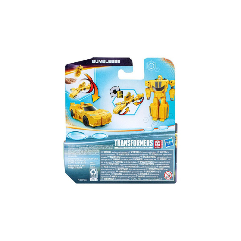Hasbro Transformers EarthSpark 1-Step Flip Changer Bumblebee, Spielfigur