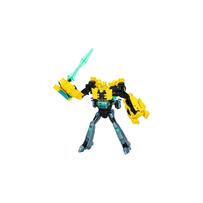 Hasbro Transformers EarthSpark Cyber-Combiner Bumblebee und Mo Malto, Spielfigur