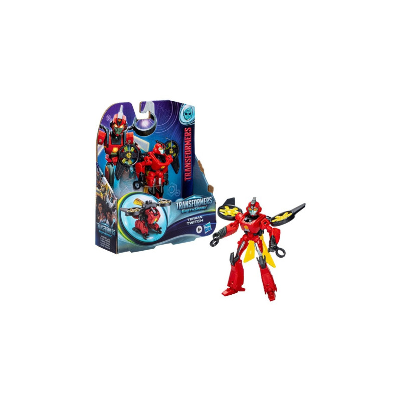 Hasbro Transformers EarthSpark Warrior-Klasse Twitch, Spielfigur
