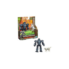Hasbro Transformers: Aufstieg der Bestien Beast Weaponizers Optimus Primal und Arrowstripe, Spielfigur(2er-Pack, 12,5 und 7,5 cm groß)
