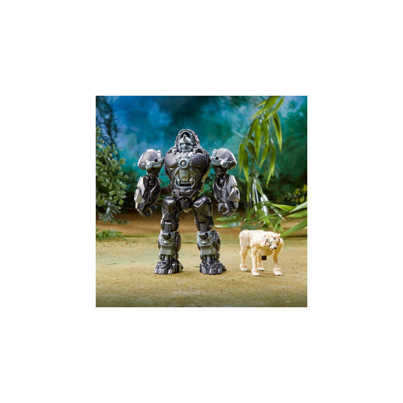 Hasbro Transformers: Aufstieg der Bestien Beast Weaponizers Optimus Primal und Arrowstripe, Spielfigur(2er-Pack, 12,5 und 7,5 cm groß)