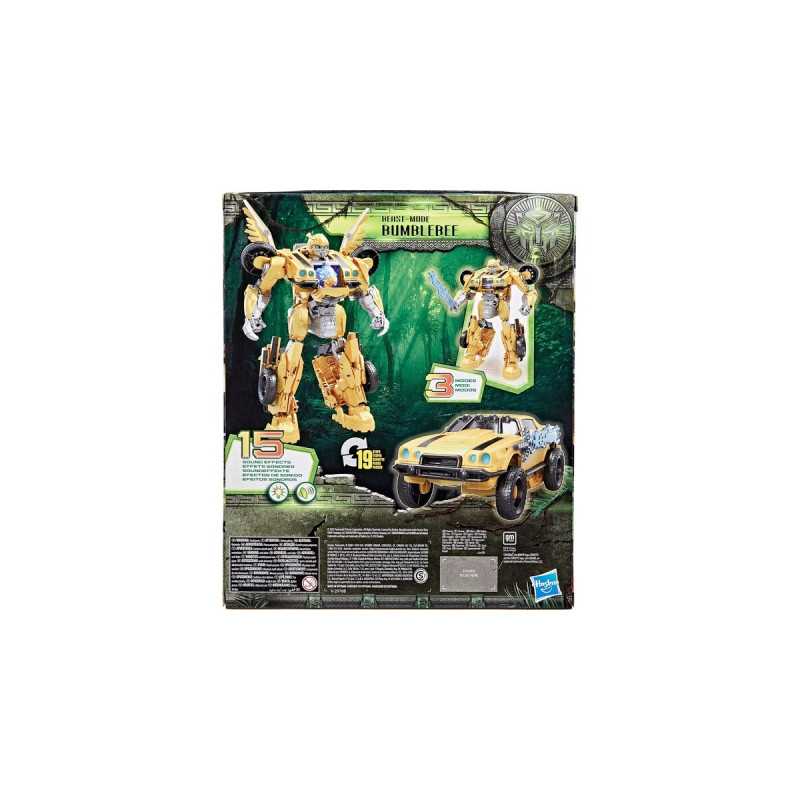 Hasbro Transformers: Aufstieg der Bestien - Beast-Mode Bumblebee, Spielfigur