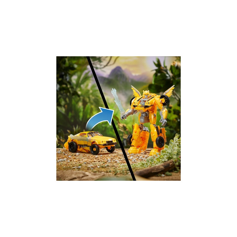 Hasbro Transformers: Aufstieg der Bestien - Beast-Mode Bumblebee, Spielfigur