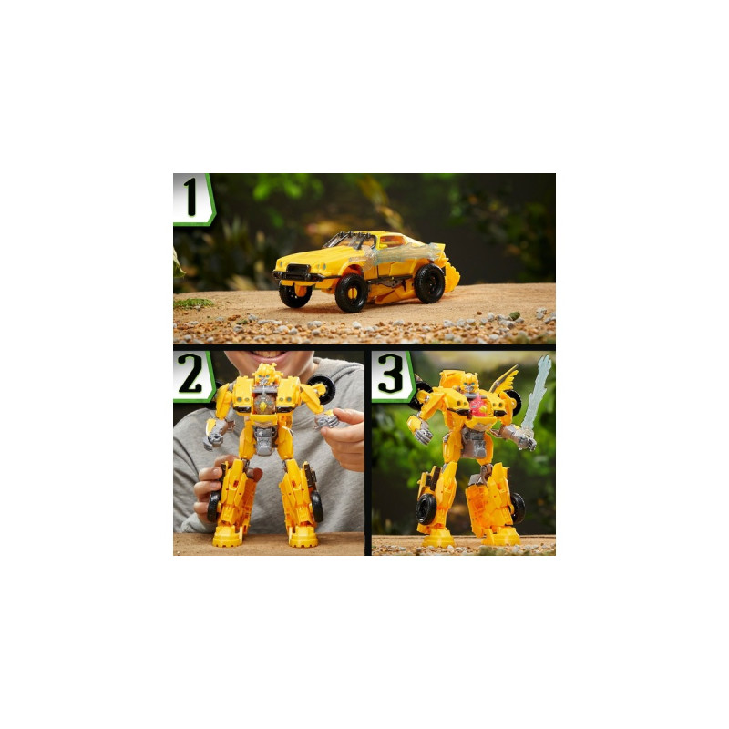 Hasbro Transformers: Aufstieg der Bestien - Beast-Mode Bumblebee, Spielfigur