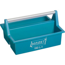 Hazet Kunststoff Tragekasten 190L-1, Werkzeugkiste(blau, Stabiler Aluminium-Tragegriff)