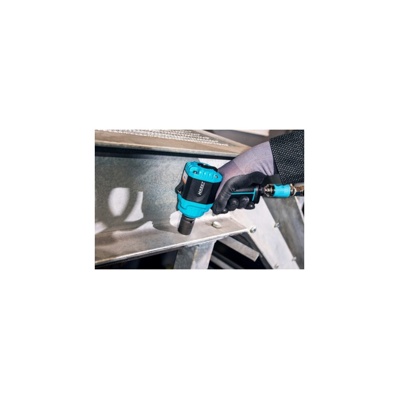 Hazet Mini Twin Turbo Schlagschrauber 9012MTT, extra kurz(schwarz/blau, Lösemoment 1.600 Nm)