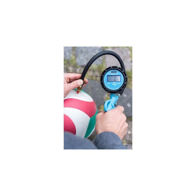 Hazet Reifenfüll-Messgerät 9041D-1, digital, Reifen-Füllgerät(blau/schwarz, Messbereich bis 12 bar)