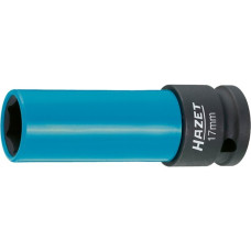 Hazet Steckschlüssel 903SLG-17, 1/2"(blau, mit farbiger Hülse, für Alu-Felgen, 17mm)