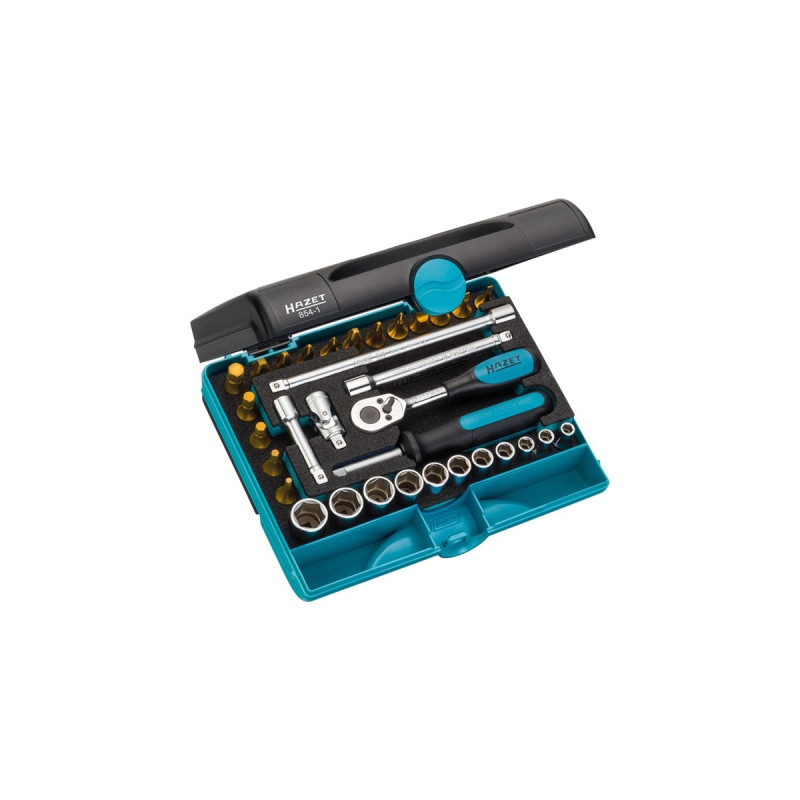 Hazet Steckschlüssel-Satz 854-1, 1/4