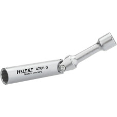 Hazet Zündkerzenschlüssel 4766-3, 14mm, Steckschlüssel(3/8", mit Kronenfeder)