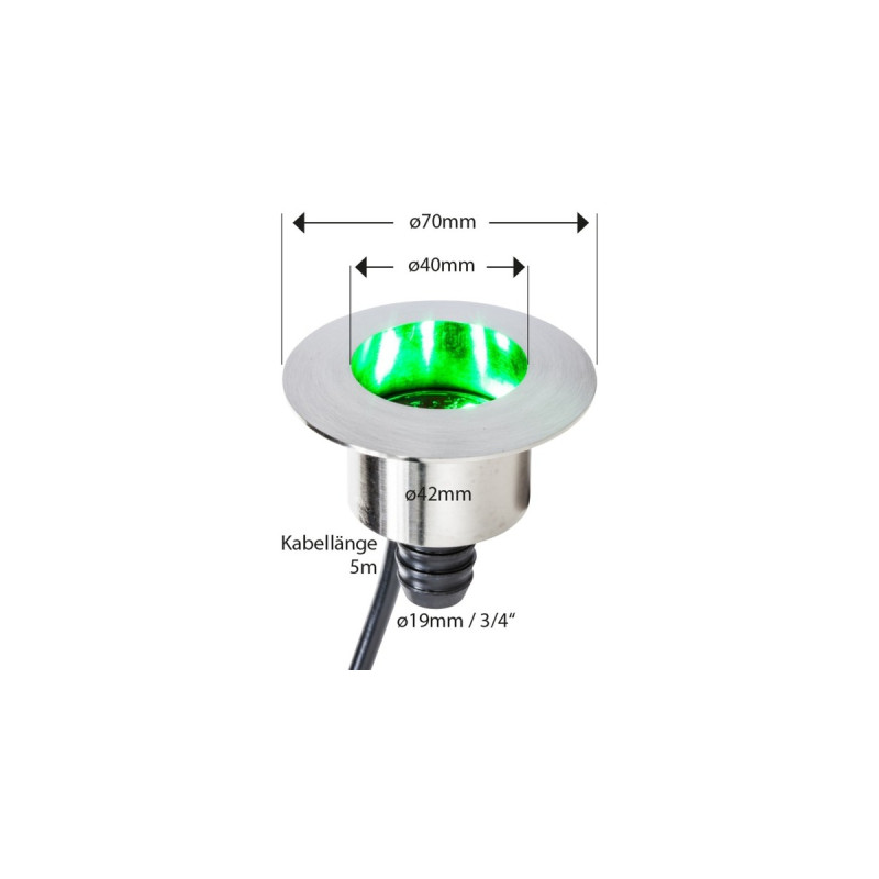 Heissner SMART LIGHTS RGB-Schlauchanschluss, LED-Leuchte(inkl. Trafo und RGB-Controller)
